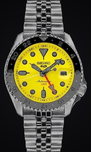 Seiko 5 Sports GMT Yellow
